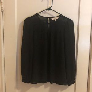 Like new LOFT black blouse